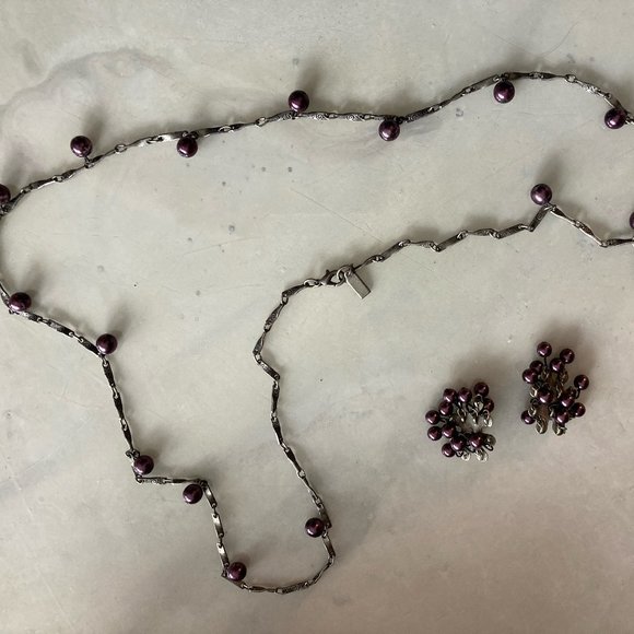 Duo earrings and necklace - Picture 1 of 4